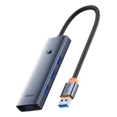 BASEUS ULTRAJOY 4-PORT HUB-GRİ thumbnail 3
