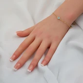 Van Cleef 14 Ayar İkili Altın Set Takımı thumbnail 4