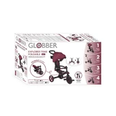 Globber Explorer 4in1 Katlanabilir Bisiklet - Bordo thumbnail 11