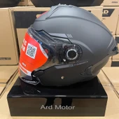 MT Cosmo Sv Solid A1 Mat Siyah Açık Kask thumbnail 1