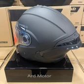MT Cosmo Sv Solid A1 Mat Siyah Açık Kask thumbnail 4