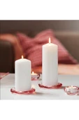 IKEA BLADFAGEL tealight mumluk, pembe, 3 cm thumbnail 3