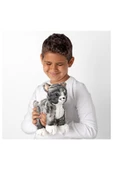 IKEA Peluş Oyuncak Beyaz Gri Kedi thumbnail 2