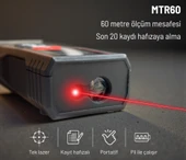 Texta MTR60 Klipsli Lazerli Mesafe Ölçer thumbnail 5