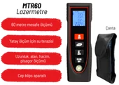Texta MTR60 Klipsli Lazerli Mesafe Ölçer thumbnail 3