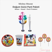Mickey Mouse Doğum Günü Parti Paketi Standlı thumbnail 1