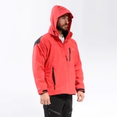 FreeCamp 3in1 Softshell Erkek Ceket-KIRMIZI thumbnail 6