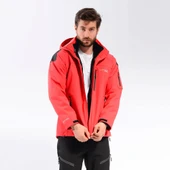 FreeCamp 3in1 Softshell Erkek Ceket-KIRMIZI thumbnail 4