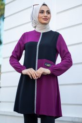 Tunik - Mor thumbnail 1