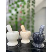 Doğal Cilalı Mermer Havan thumbnail 2