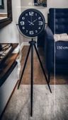 Siyah Zarafet Tripod Ayaklı Saat thumbnail 5