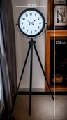 Siyah Tripod Ayaklı Dekoratif Saat thumbnail 5