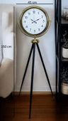 Luxury Gold Tripod Ayaklı Saat thumbnail 5