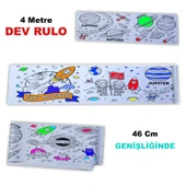 Boyama Kitabı Rulo Dev boy 4 metre Uzay Macerası thumbnail 1