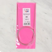 Loren Crafts 2 mm Çelik Misinalı Şiş 100 cm thumbnail 2