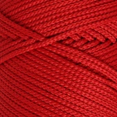 Loren Polyester Soft Macrame Kırmızı El Örgü İpi - LM019 - 34432 thumbnail 2