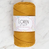 Loren Polyester Soft Macrame Hardal El Örgü İpi - LM061 - 34449 thumbnail 3