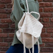 Loren Cotton Macrame Bej - R143 - 34365 thumbnail 4