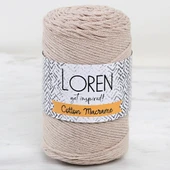 Loren Cotton Macrame Bej - R084 - 34363 thumbnail 5