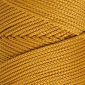 Loren Polyester Soft Macrame Hardal El Örgü İpi - LM061 - 34449 thumbnail 2