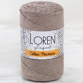 Loren Cotton Macrame Bej - R143 - 34365 thumbnail 5