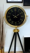İhtişam Gold Tripod Ayaklı Saat thumbnail 3