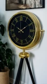 İhtişam Gold Tripod Ayaklı Saat thumbnail 1