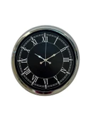 Elegance 40 Cm Metal Krom Duvar Saati thumbnail 4