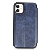 İphone 11 Kılıf Flip Cover - Lacivert thumbnail 1