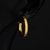 Versage 14 Ayar Altın Küpe 3 cm. Çaplı thumbnail 3