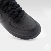 Black Nike Air Force 1 Rope Laces thumbnail 7
