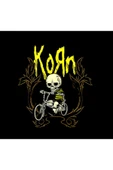 fame-stoned Korn Müzik Grubu Baskılı Unisex %100 Pamuk Siyah T-shirt thumbnail 2