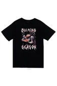 fame-stoned Berserk - Guts Baskılı Unisex %100 Pamuk Siyah T-shirt thumbnail 1