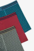Colourful 3lü Çok Renkli Boxer Külot thumbnail 5
