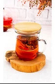 Brew Süzgeçli Cam Çay Bardağı 400ml B6068 thumbnail 2