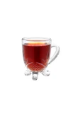 Dublin 4'lü Çay Fincanı Seti - Şeffaf - 210 ml thumbnail 1