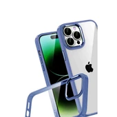 Apple İphone 15 Pro Max Razer Lensli Silikon - Lacivert thumbnail 3