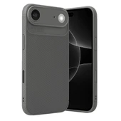 Apple İphone 17 Air Auto Focus Karbon Kapak - Gri thumbnail 1