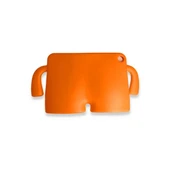Apple İpad Pro 13 (2024) Karakter Tablet Silikon - Turuncu thumbnail 2