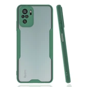 Xiaomi Redmi Note 10 Kılıf Platin Silikon - Yeşil thumbnail 1