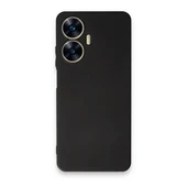Realme C55 Kılıf First Silikon - Siyah thumbnail 1