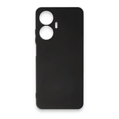 Realme C55 Kılıf First Silikon - Siyah thumbnail 3