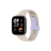 Xiaomi Redmi Watch 3 Origin Silikon Kordon - Bej thumbnail 1