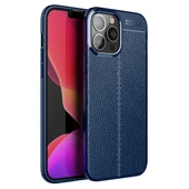 İphone 15 Pro Max Kılıf Auto Focus Kapak - Lacivert thumbnail 1