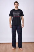 Siyah Erkek Pijama Takım thumbnail 2