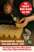 50'li Pkt 60 ml Şeffaf Sosluk thumbnail 1