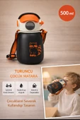 Coolpet Şapkalı Çelik Termos 500 ML - Siyah thumbnail 1