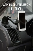 360° Dönebilen Vantuzlu Araç Telefon Tutucu thumbnail 1