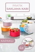 4'lü Plastik Mini Saklama Kabı thumbnail 1