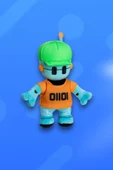 Stumble Guys Robot Guy Peluş 17 Cm thumbnail 2